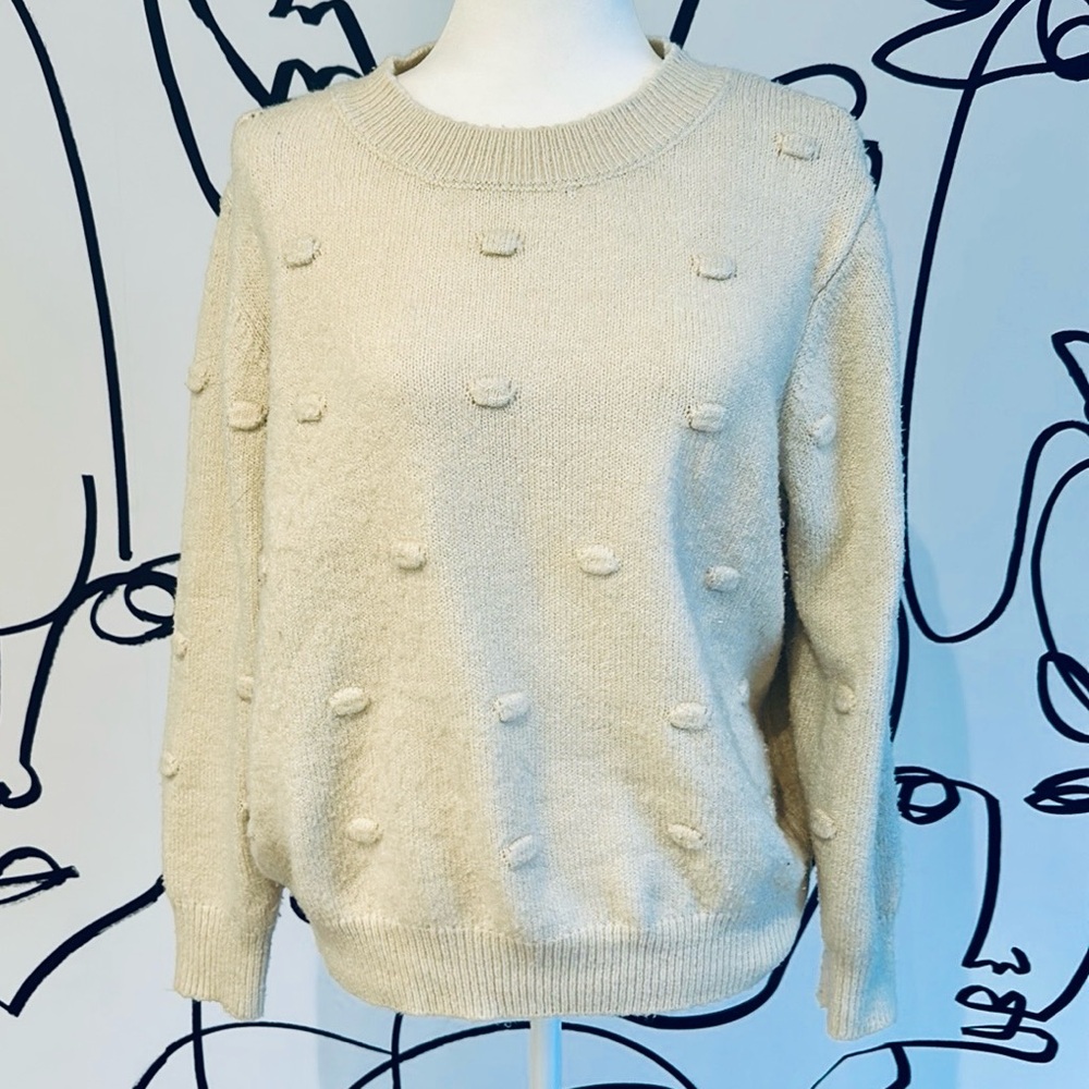 Pretty Cream Sweater perfect for all seasons